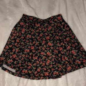 tilly’s floral skater skirt